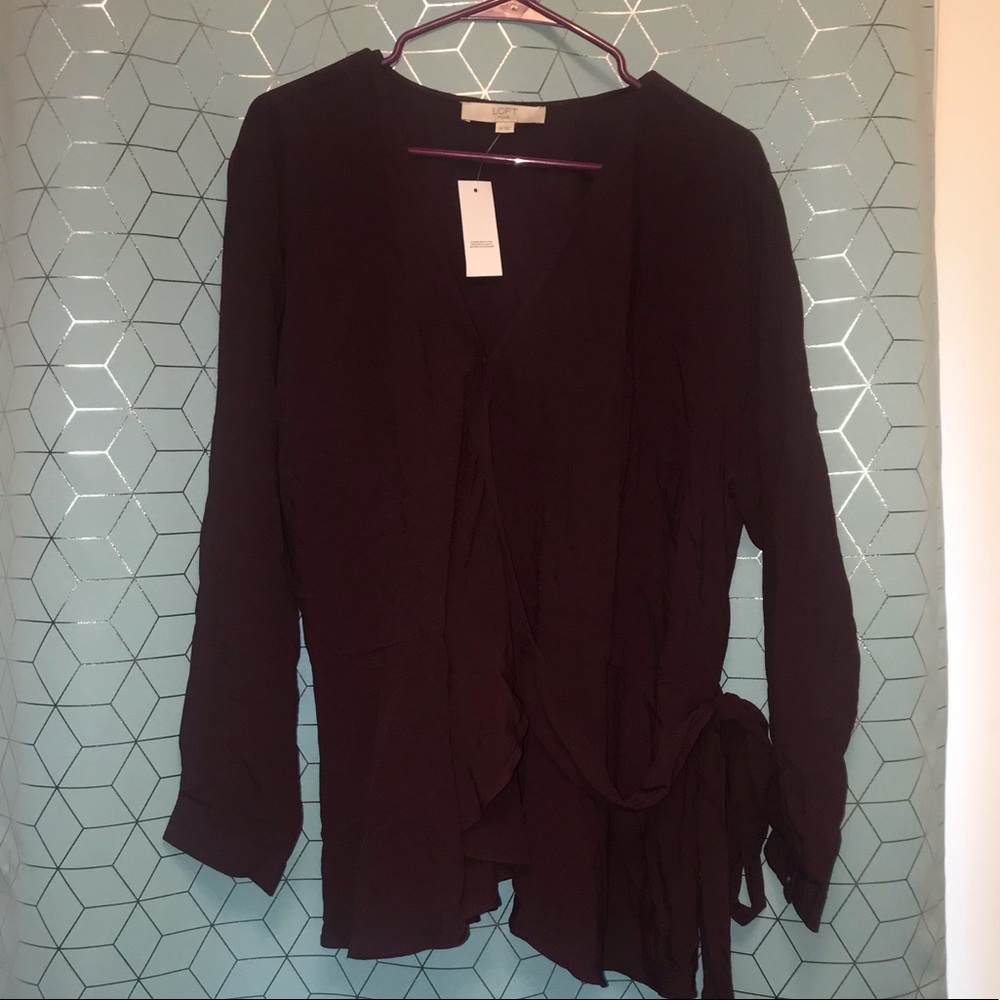 Loft Wrap Blouse